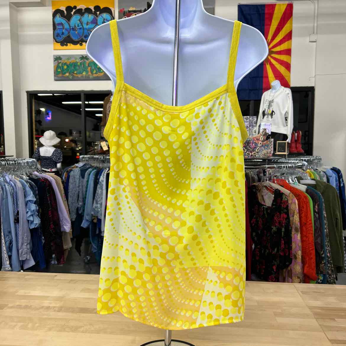 Cabi Size M Yellow Preloved Tank