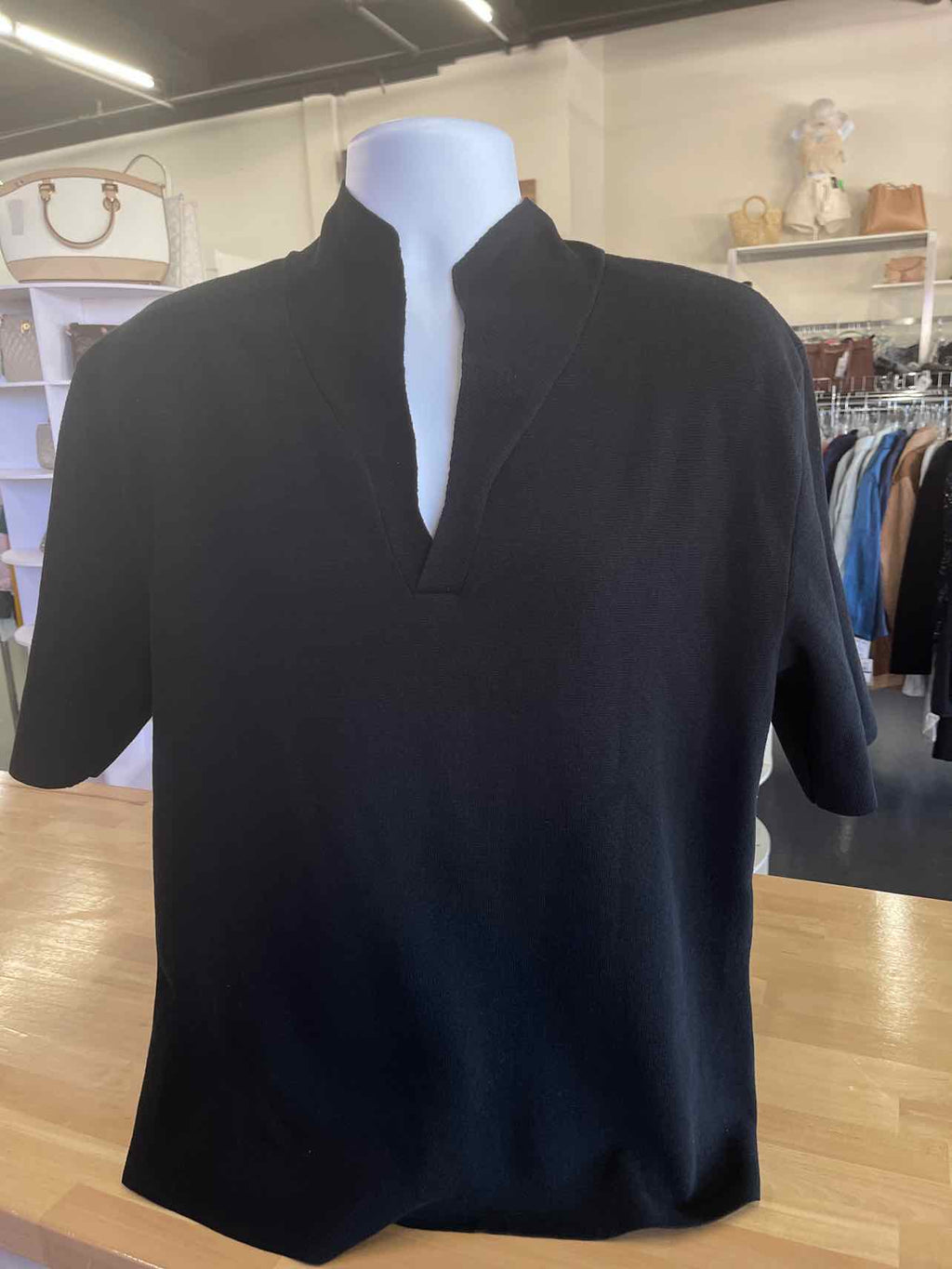 H&M Size M Black Preloved MENS Polo