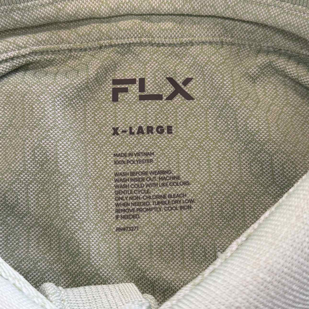 FLX Size XL Green Preloved MENS Polo