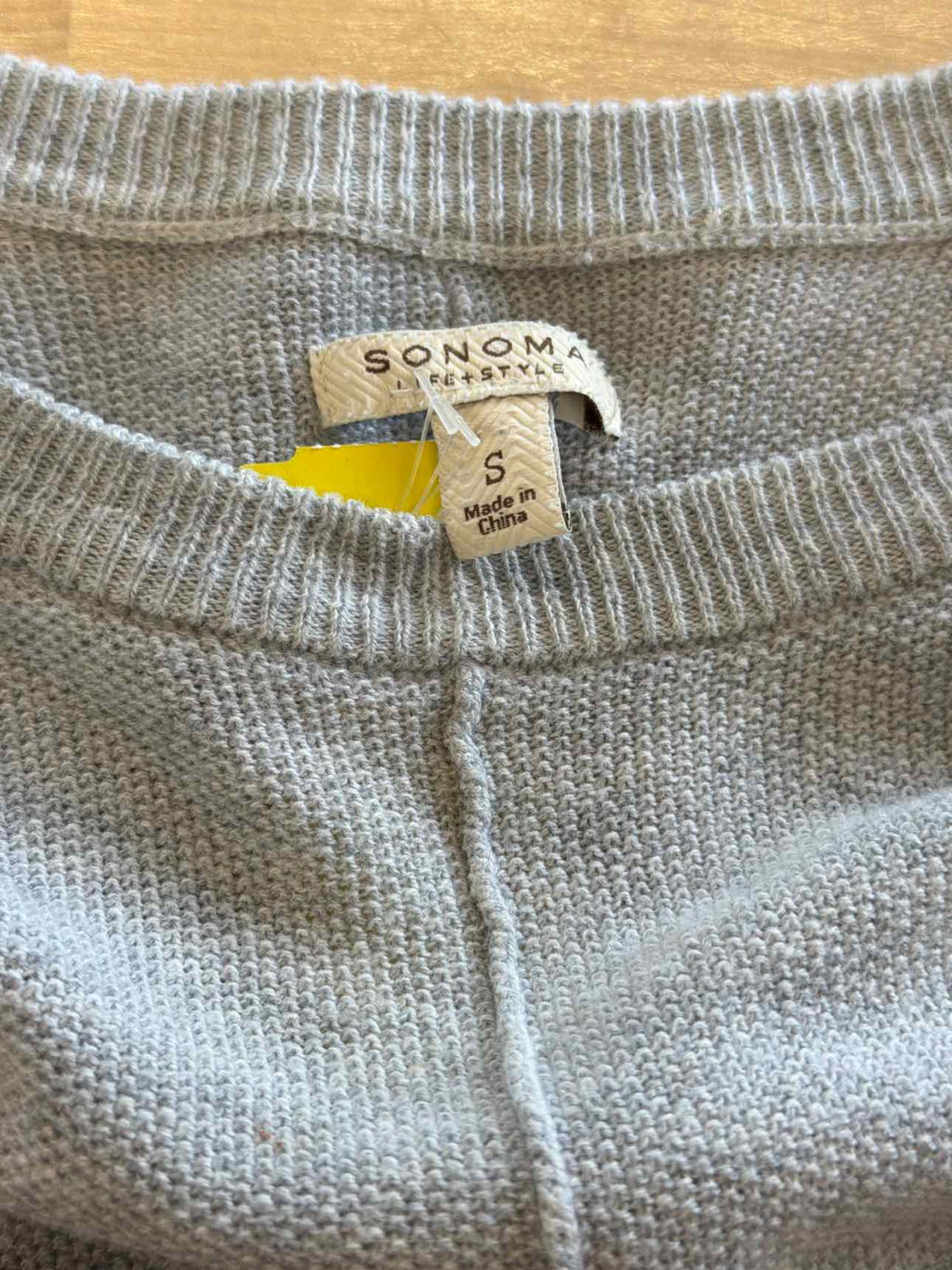 Sonoma Size S Gray Long Sleeve