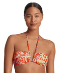 Ralph Lauren Size 6 Shirred U-Neck Bikini Top