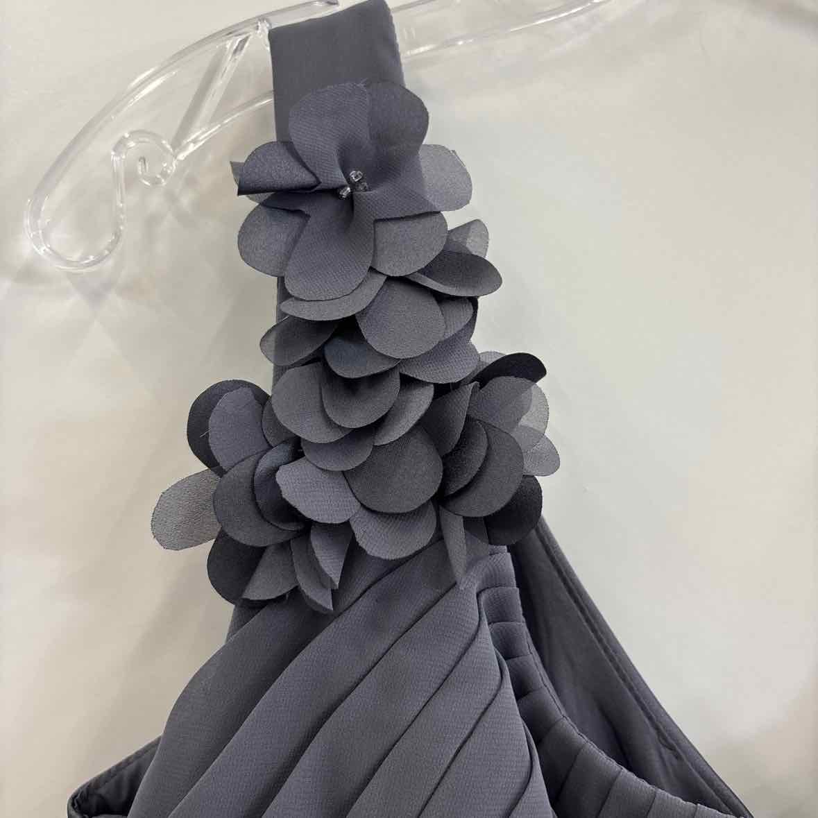 Davids Bridal Size 14 Gray Dress