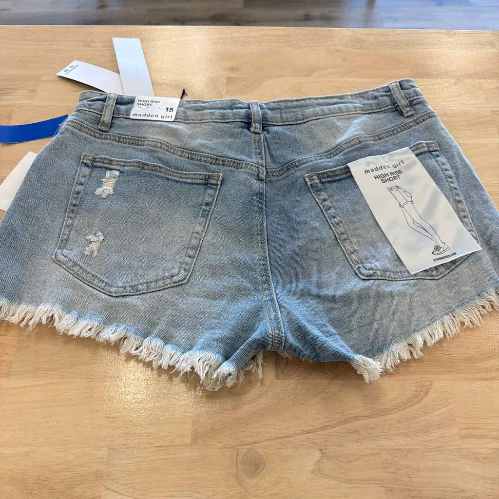Madden Girl Women Size 15 Blue New Shorts
