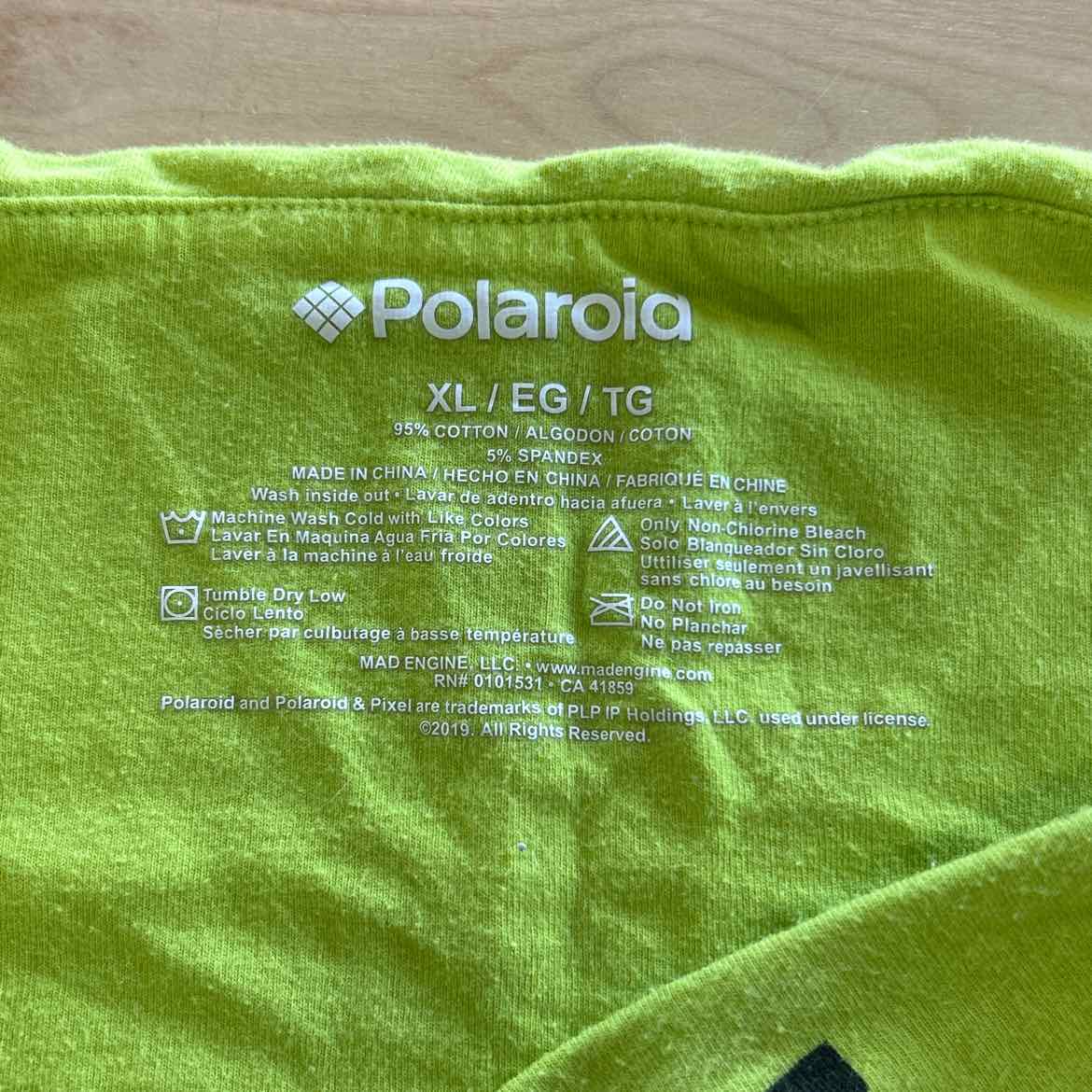 Polaroid Size XL Green Preloved Tube
