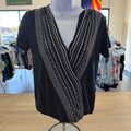 Lucky Brand Size XS Blue Preloved Blouse SS
