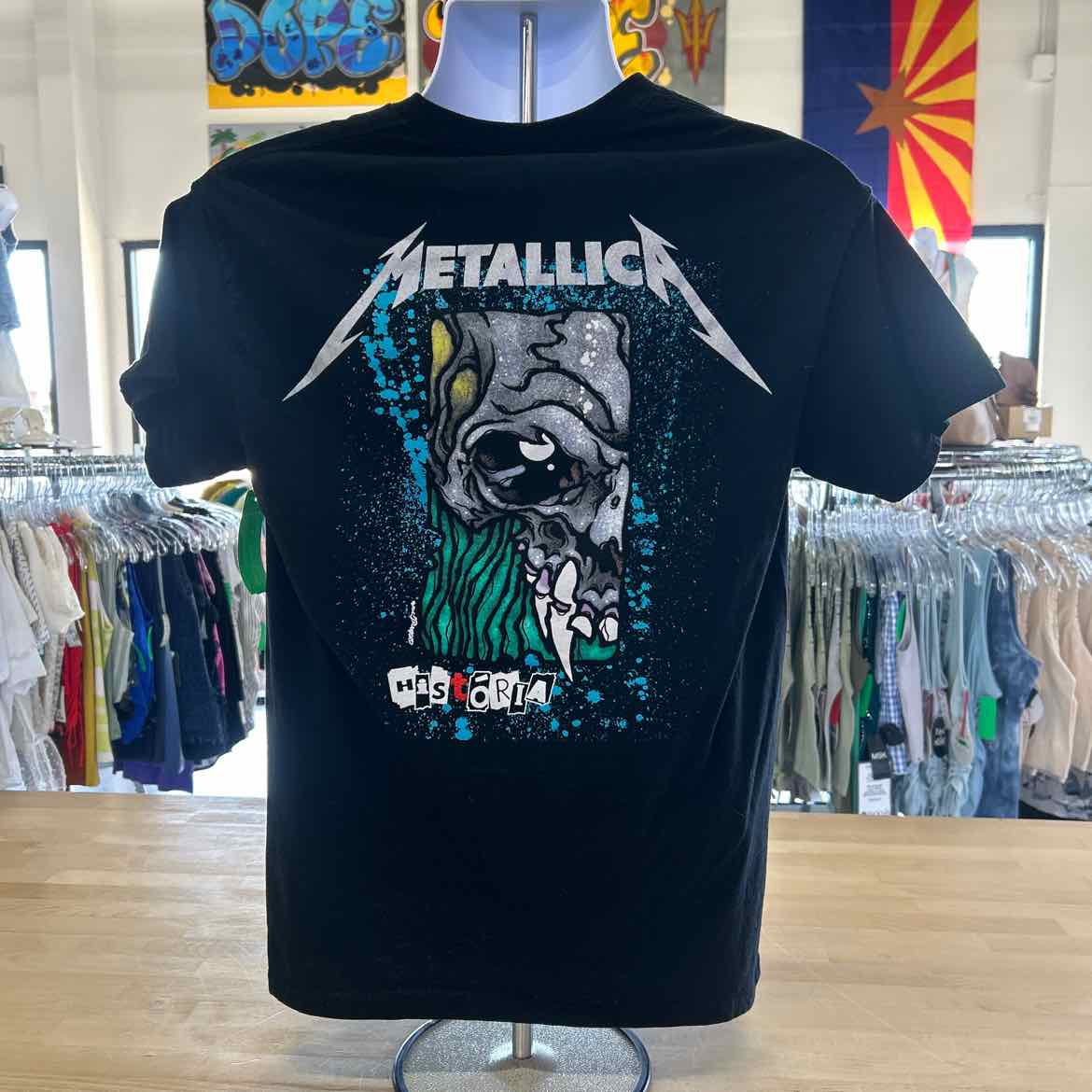Metallica Size M Black Preloved T-Shirt SS