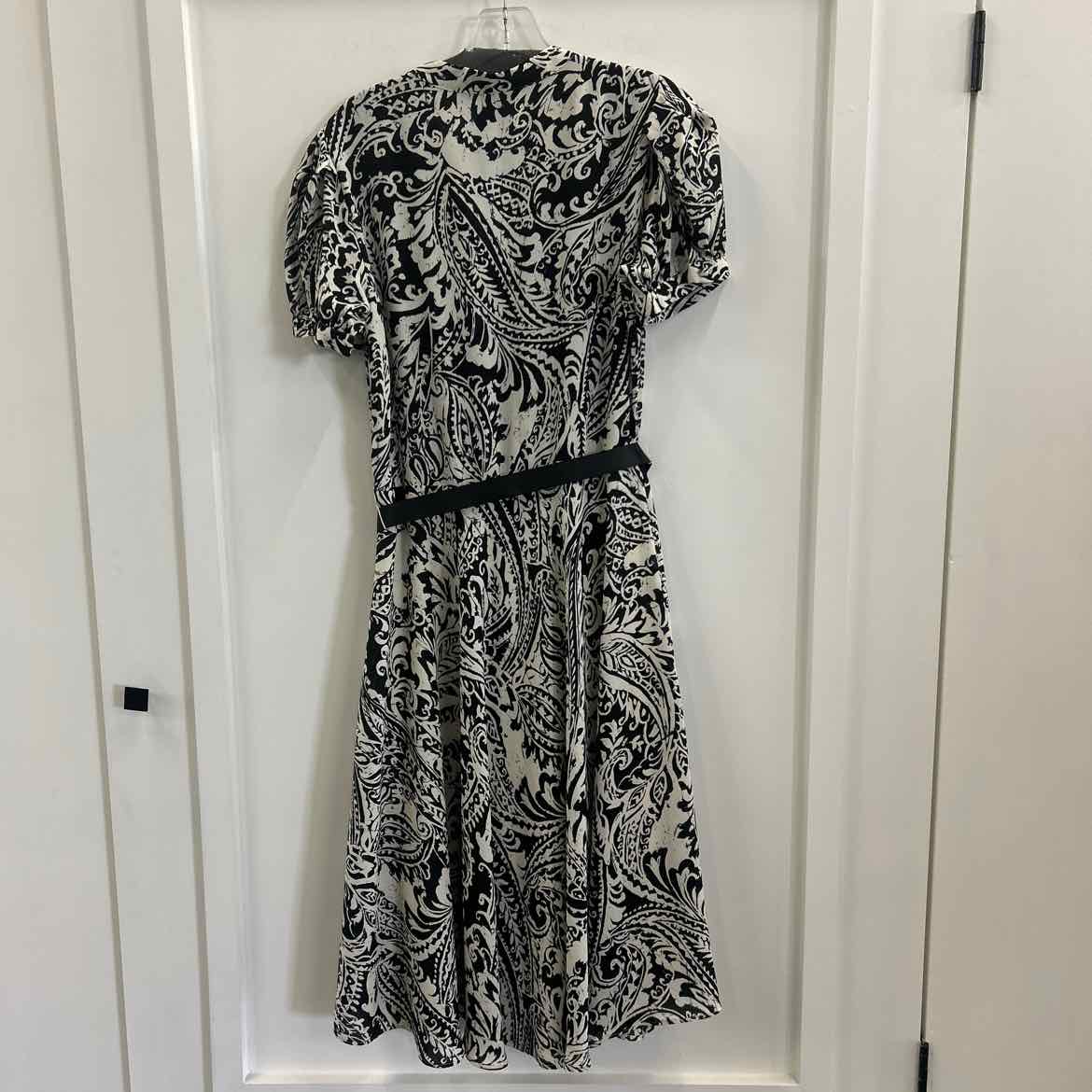 Ralph Lauren Size 10 Black White Preloved Blouse LS
