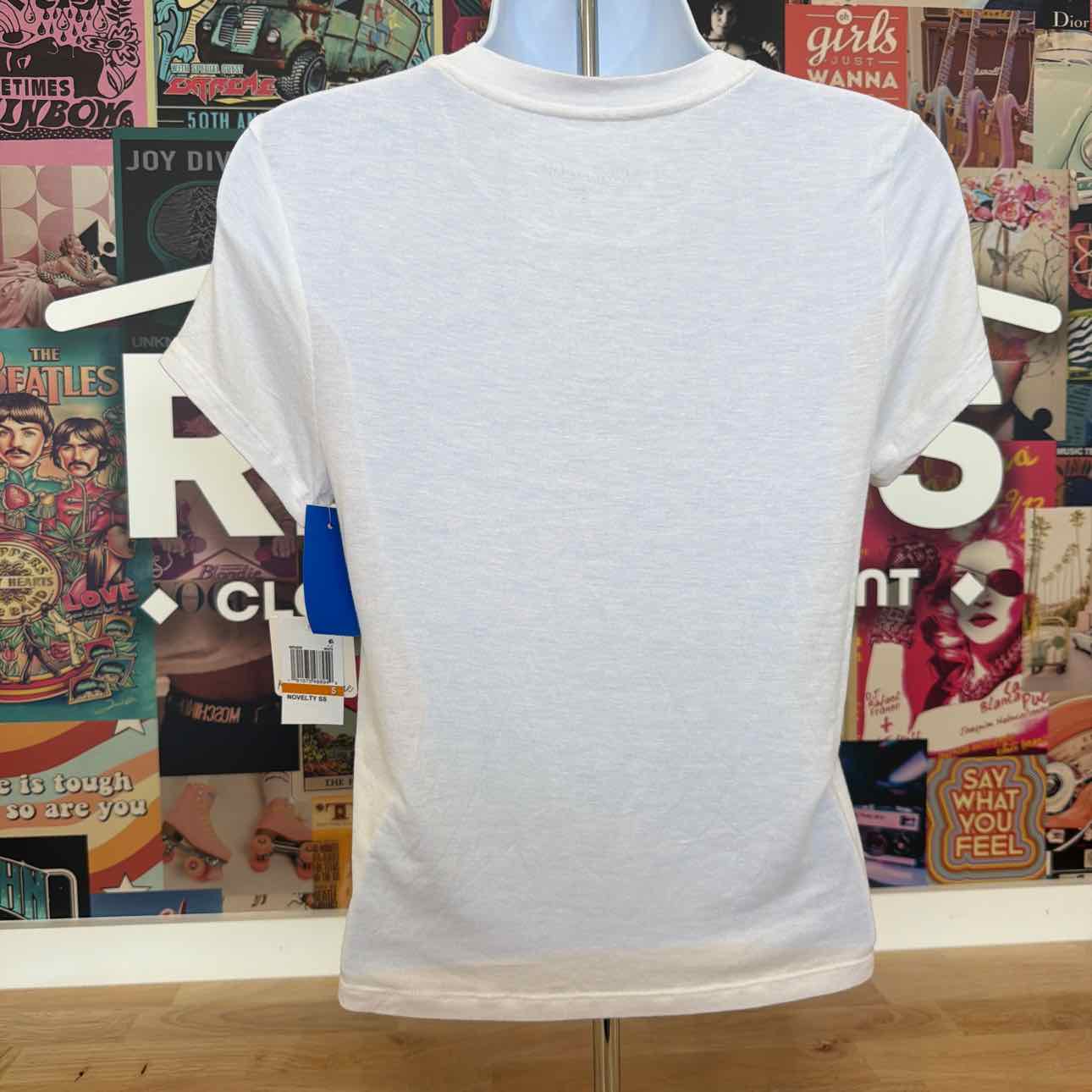 Rebellious One Size S Lobster Graphic T-Shirt - White Lobster