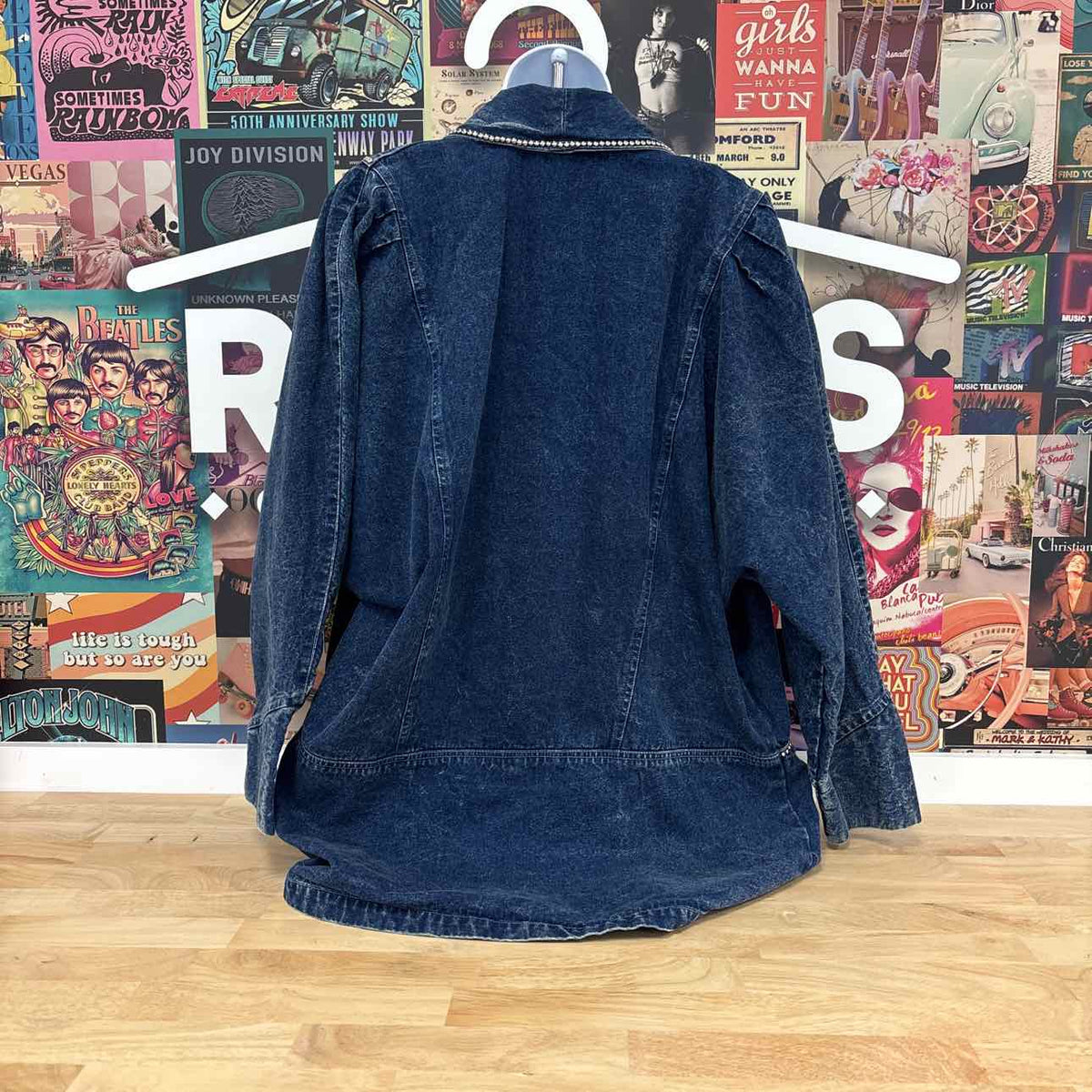 Suna Dee Size L Blue Denim Denim Preloved Jacket