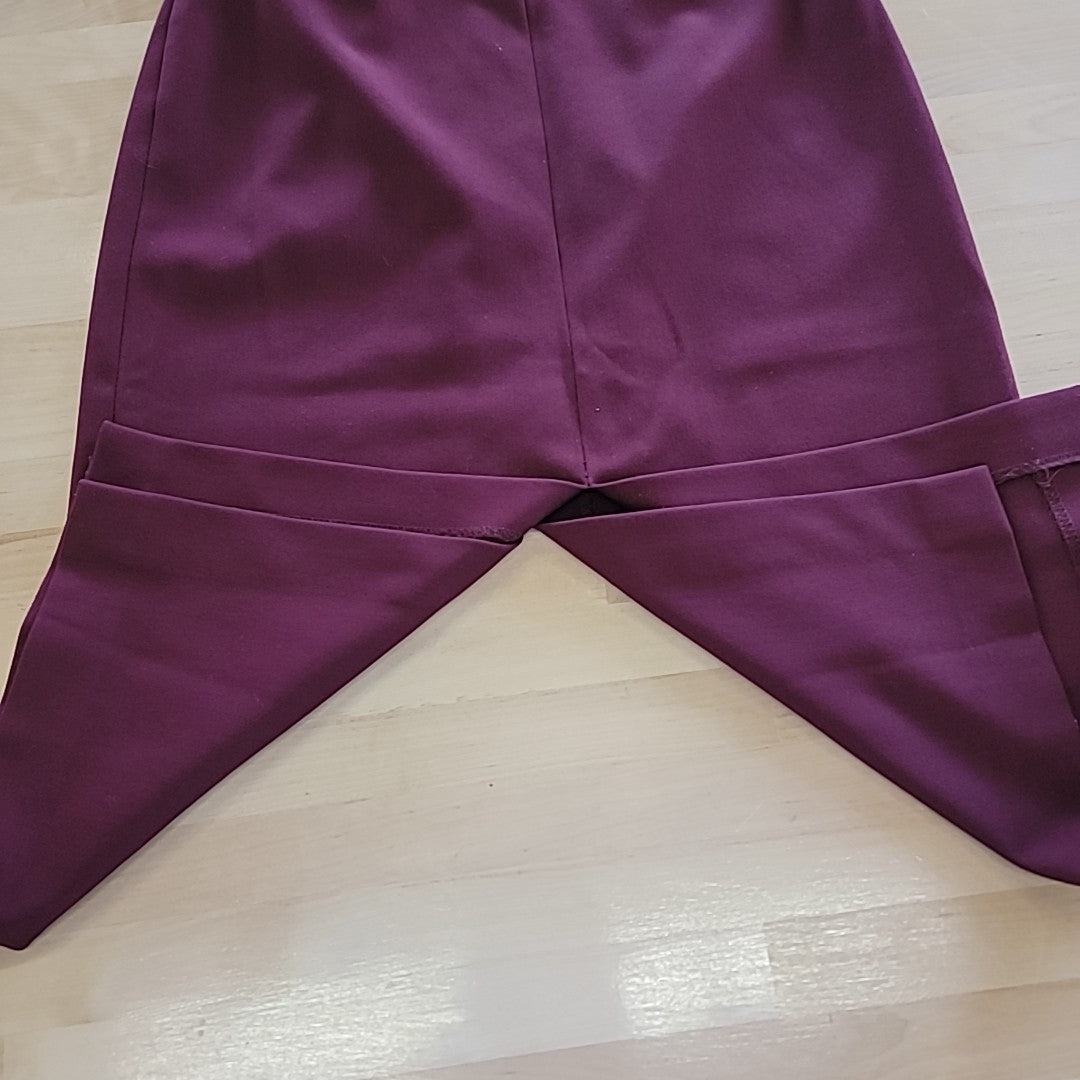 Cache Size 2 Burgundy Skirt