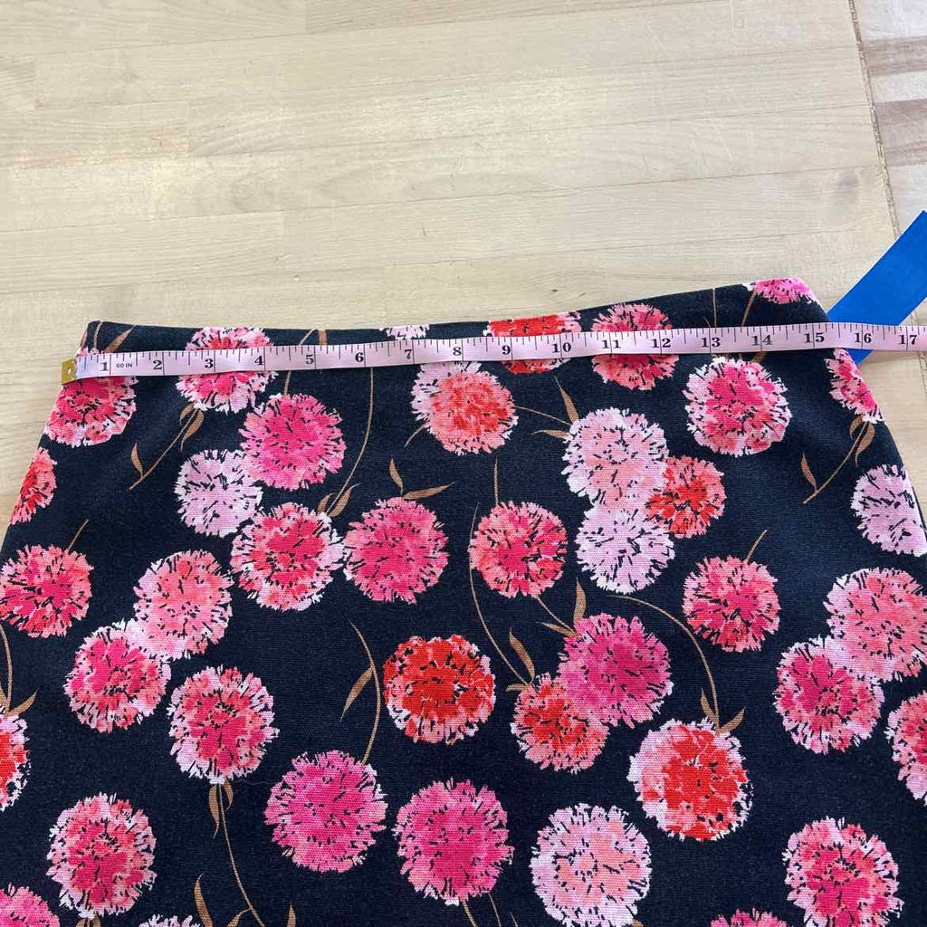 Talbots Size 4 Black Pink Preloved Skirt