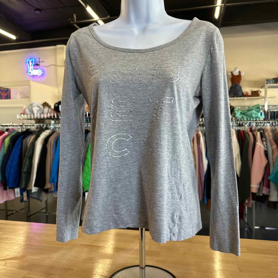Fabletics Size S Gray Longsleeve