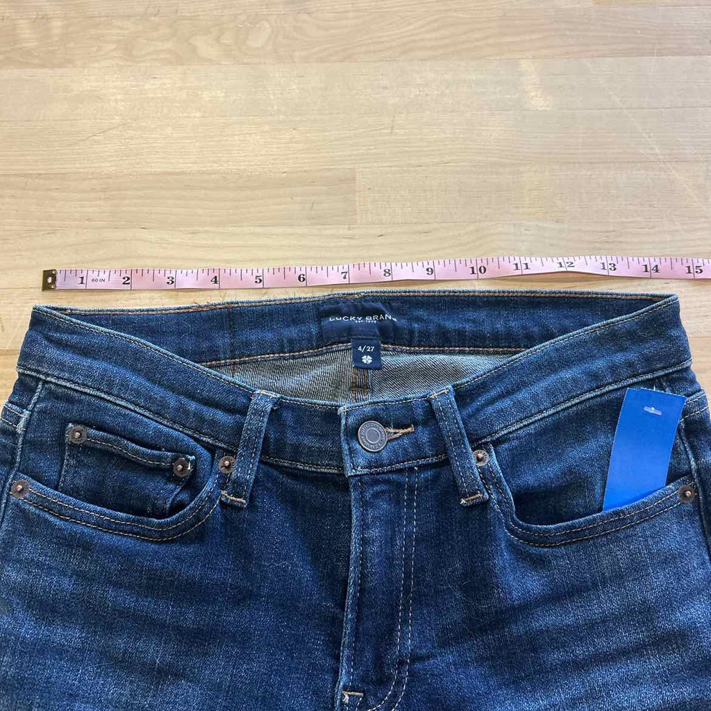 Lucky Brand Size 4 Blue Denim Preloved Jeans