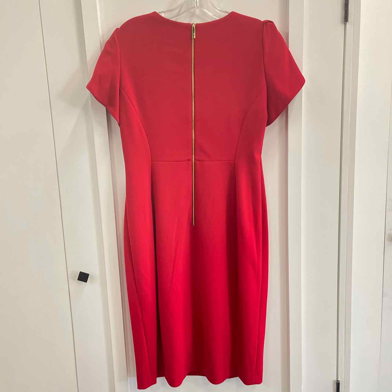 Calvin Klein Size 14 Red New Dress