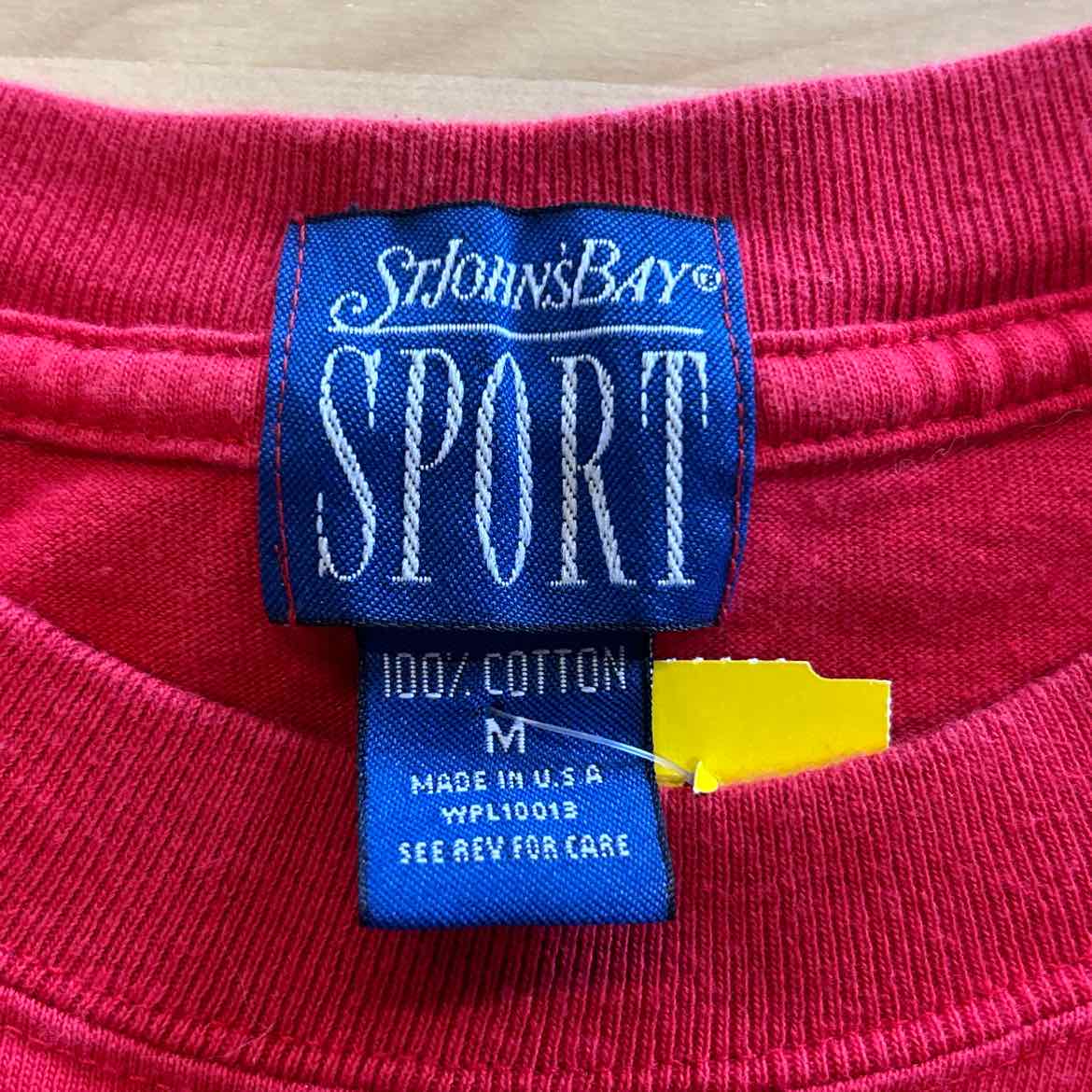 St John's Bay Size M Red T-shirt