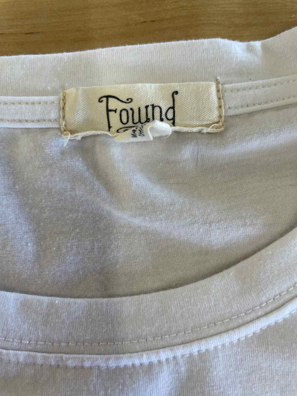 Fownd Size M White Long Sleeve