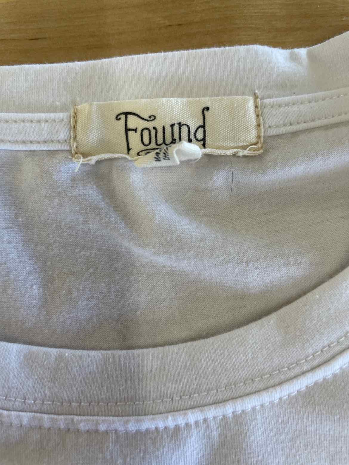 Fownd Size M White Long Sleeve