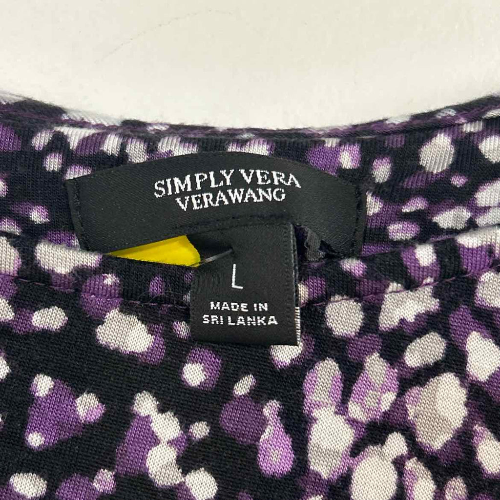 Vera Wang Size L Purple Preloved Blouse LS