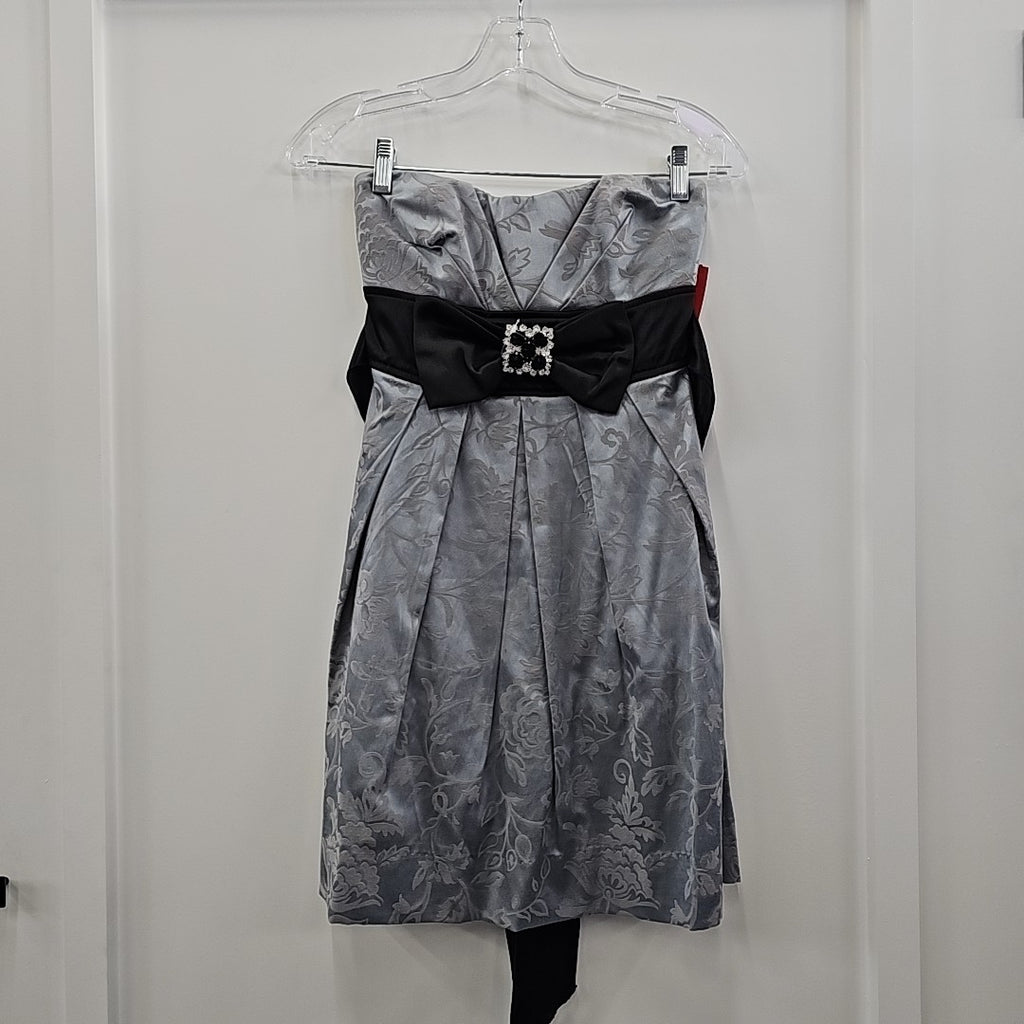 Speechless Size S Gray New Strapless Mini Dress