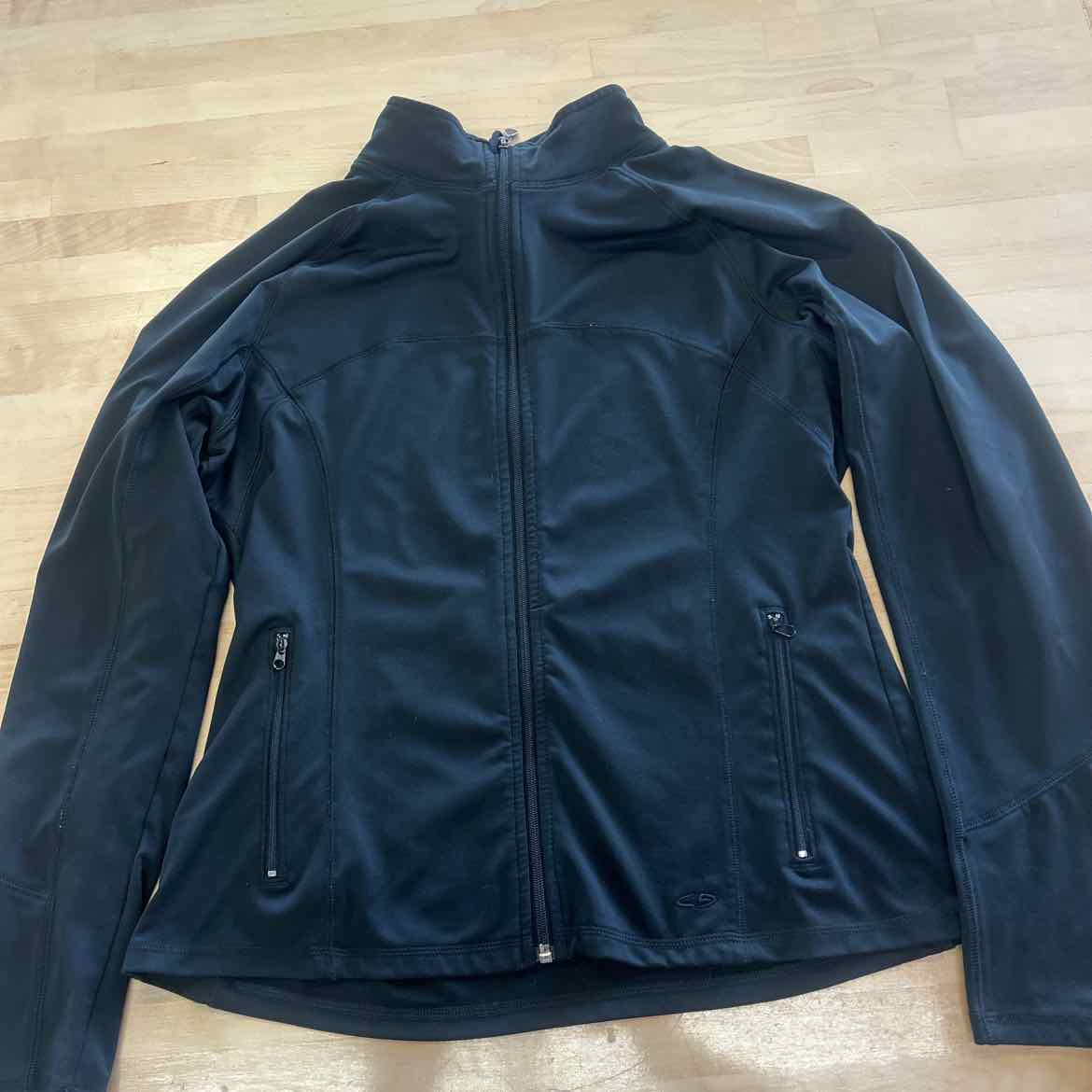 Champion Size L Black Preloved Athletic Jacket