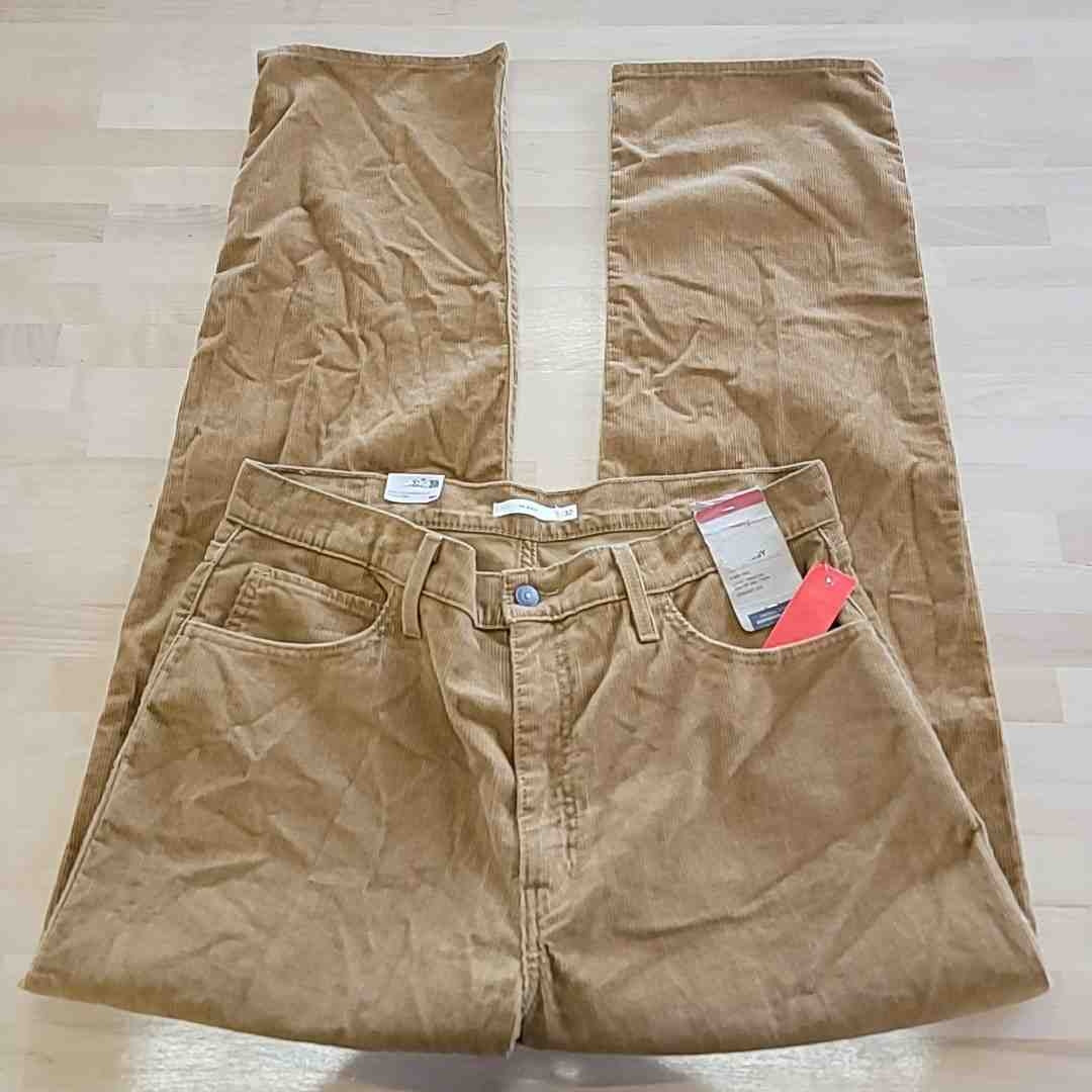 Levi Size 32 Brown Mid-Rise '94 Baggy Straight Jeans - Dijon NWT
