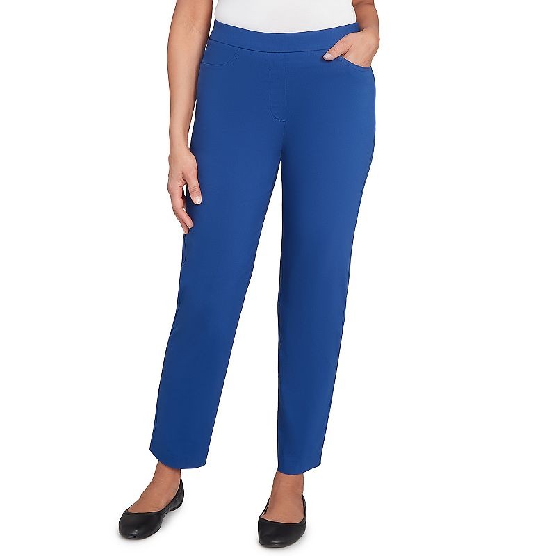 Women's Alfred Dunner Allure Fitted Stretch Medium Length Pants,