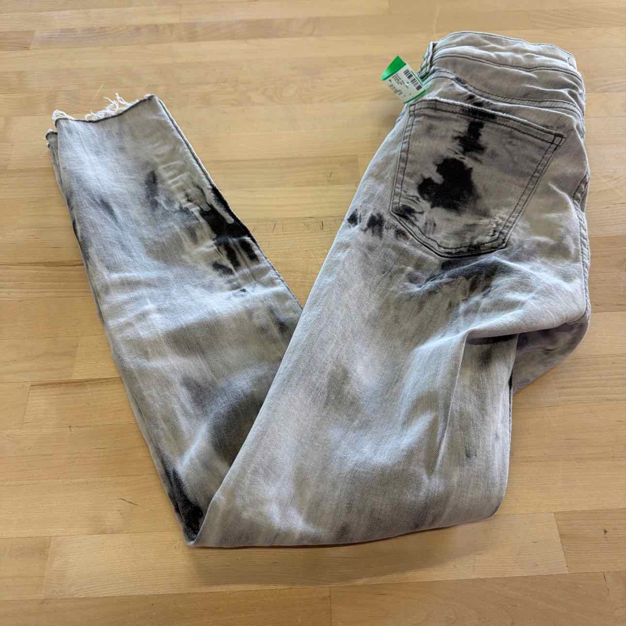 zara Size 4 Gray Preloved Jeans