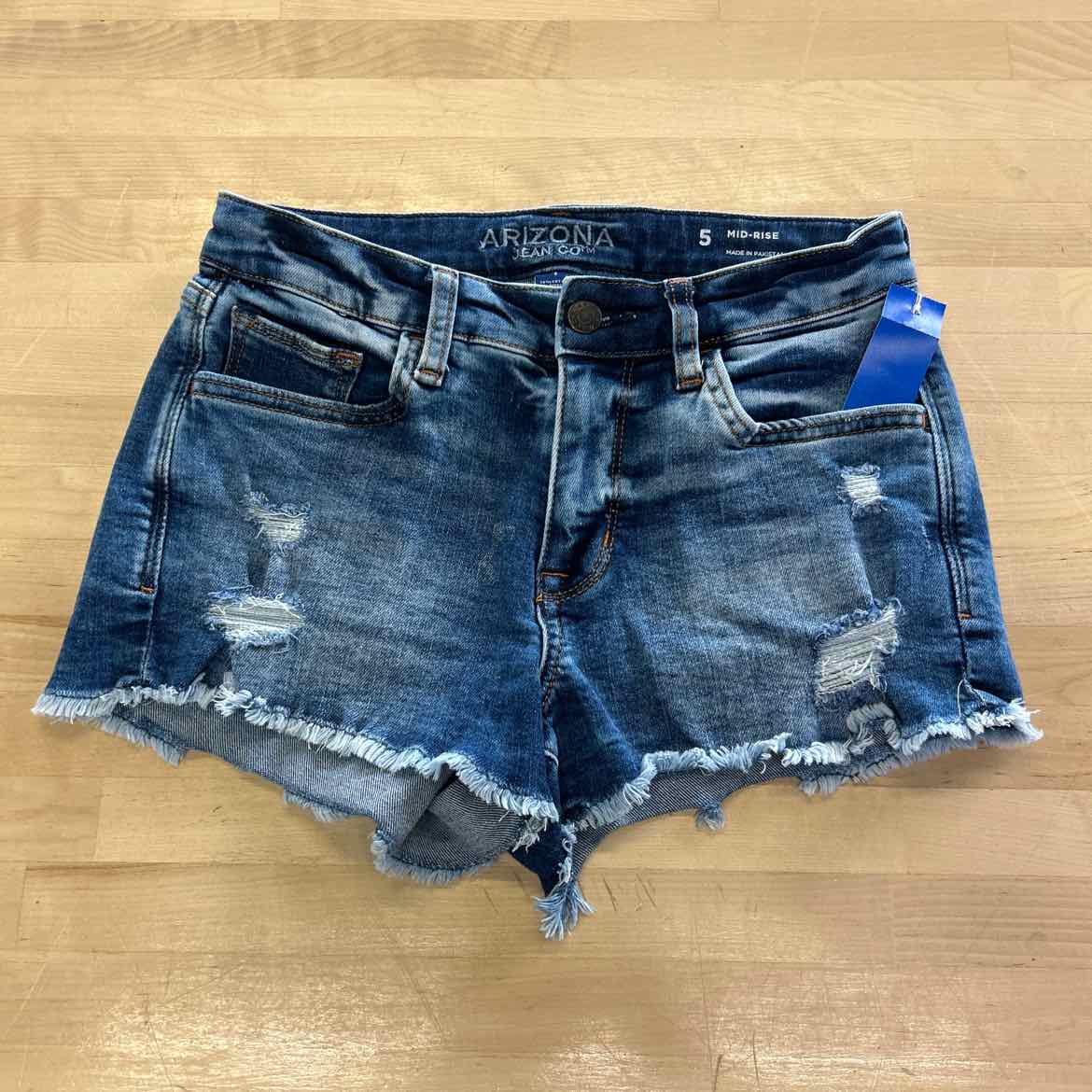Arizona Jean Women Size 5 Blue Denim Preloved Shorts
