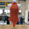 Lulus Size XS Orange Preloved Bodysuit