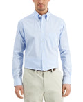 Club Room Men's Regular Fit Mini Gingham Dress Shirt