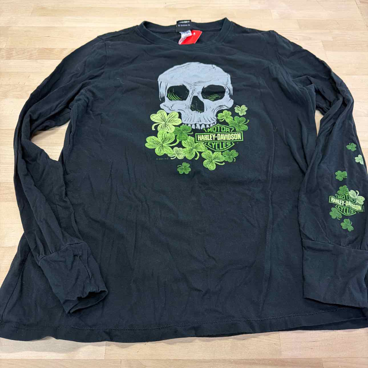 Harley Davidson Size 3XLT Black Used Longsleeve