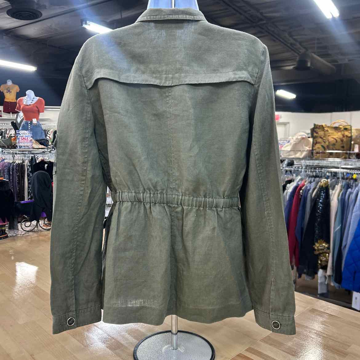 INC Size XS Green Preloved Jacket