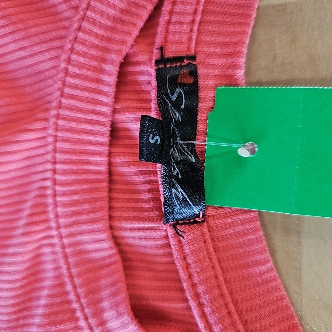 Splash Size S Pink Crop Top