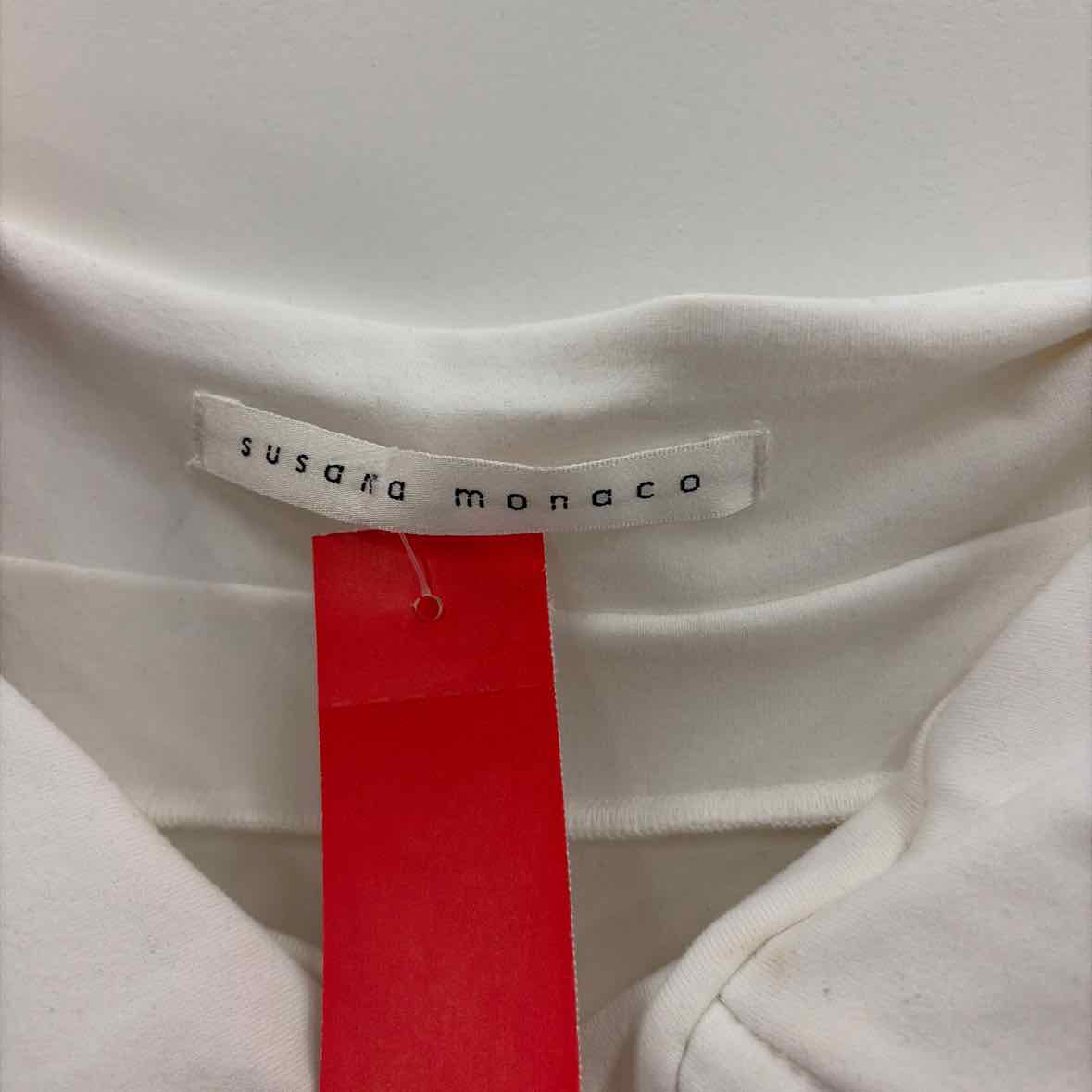 Susana Monaco Size XS White Used Dress
