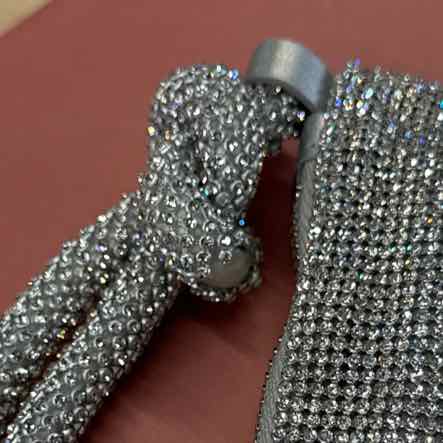 Cult Gaia Hera Nano Rhinestone Shoulder Bag