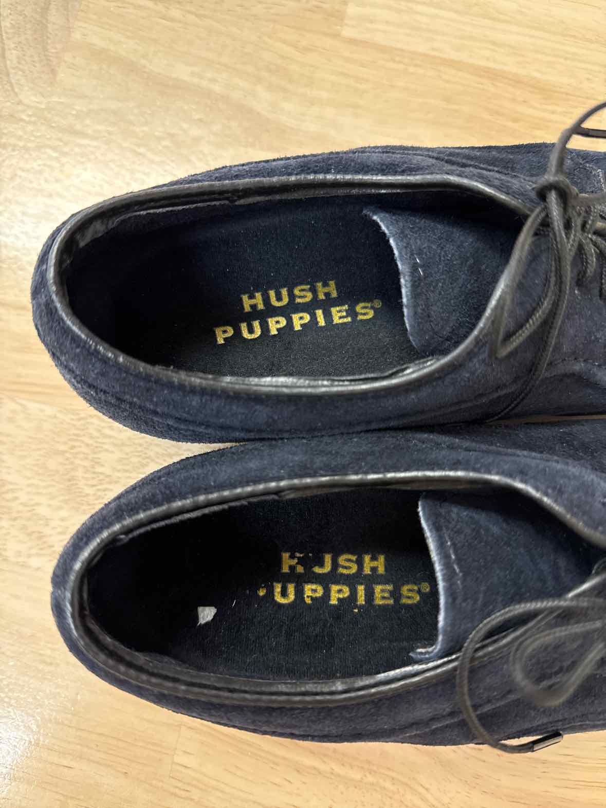 Hush Puppies Size 7.5 Blue Suede Shoes