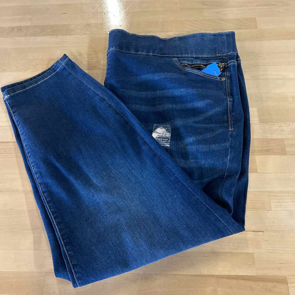 Tommy Hilfiger Size 24W Plus Size Th Flex Gramercy Pull-on Jeans - Rem Wash