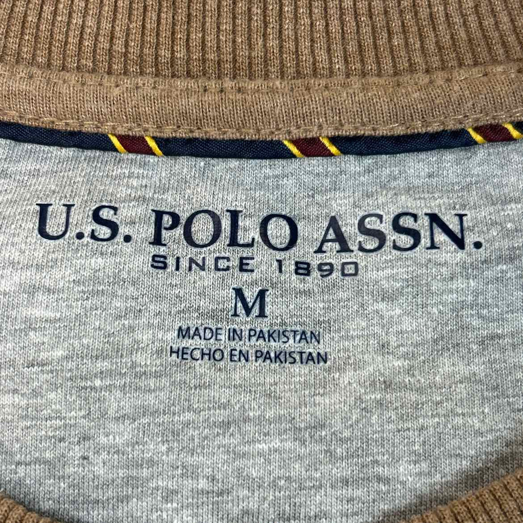 U.S. Polo Assn. Size M Brown Preloved MENS Sweatshirt