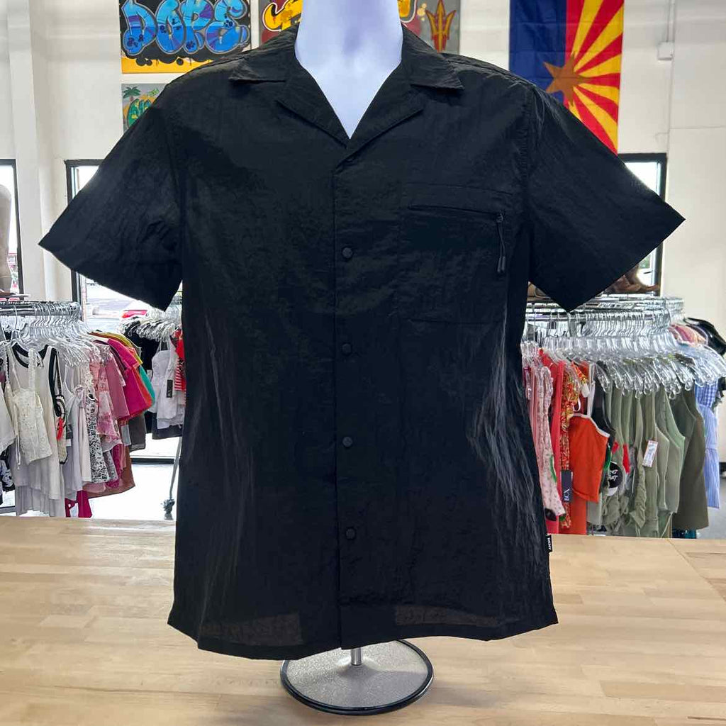 DKNY Size S Black New MENS Button Down Shirt