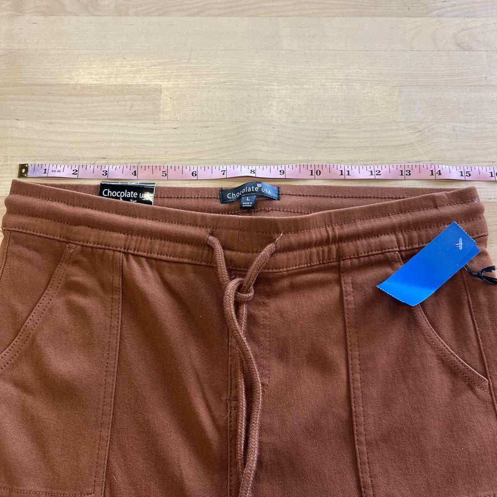 Chocolate Size L Brown New Pants