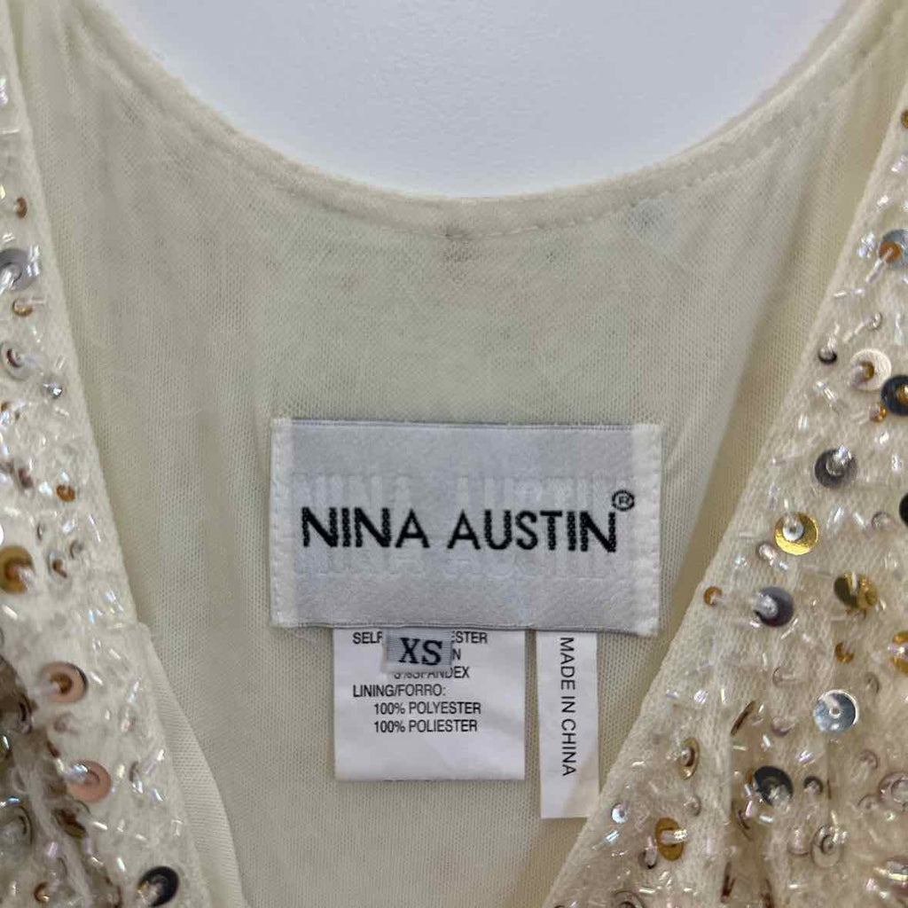 Nina Austin Size XS White Dress