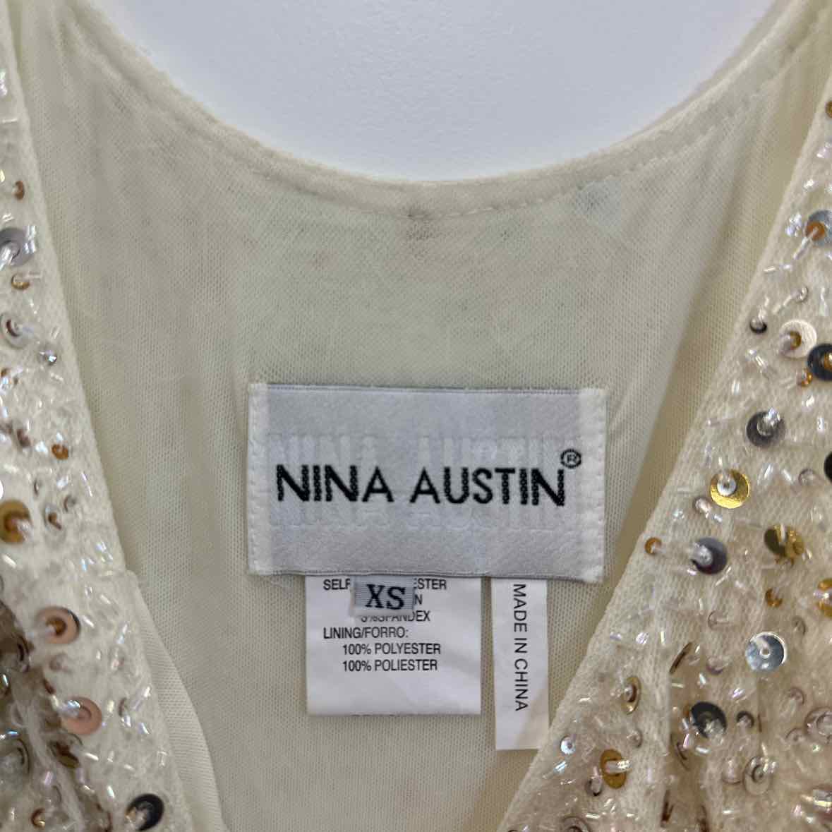 Nina Austin Size XS White Dress