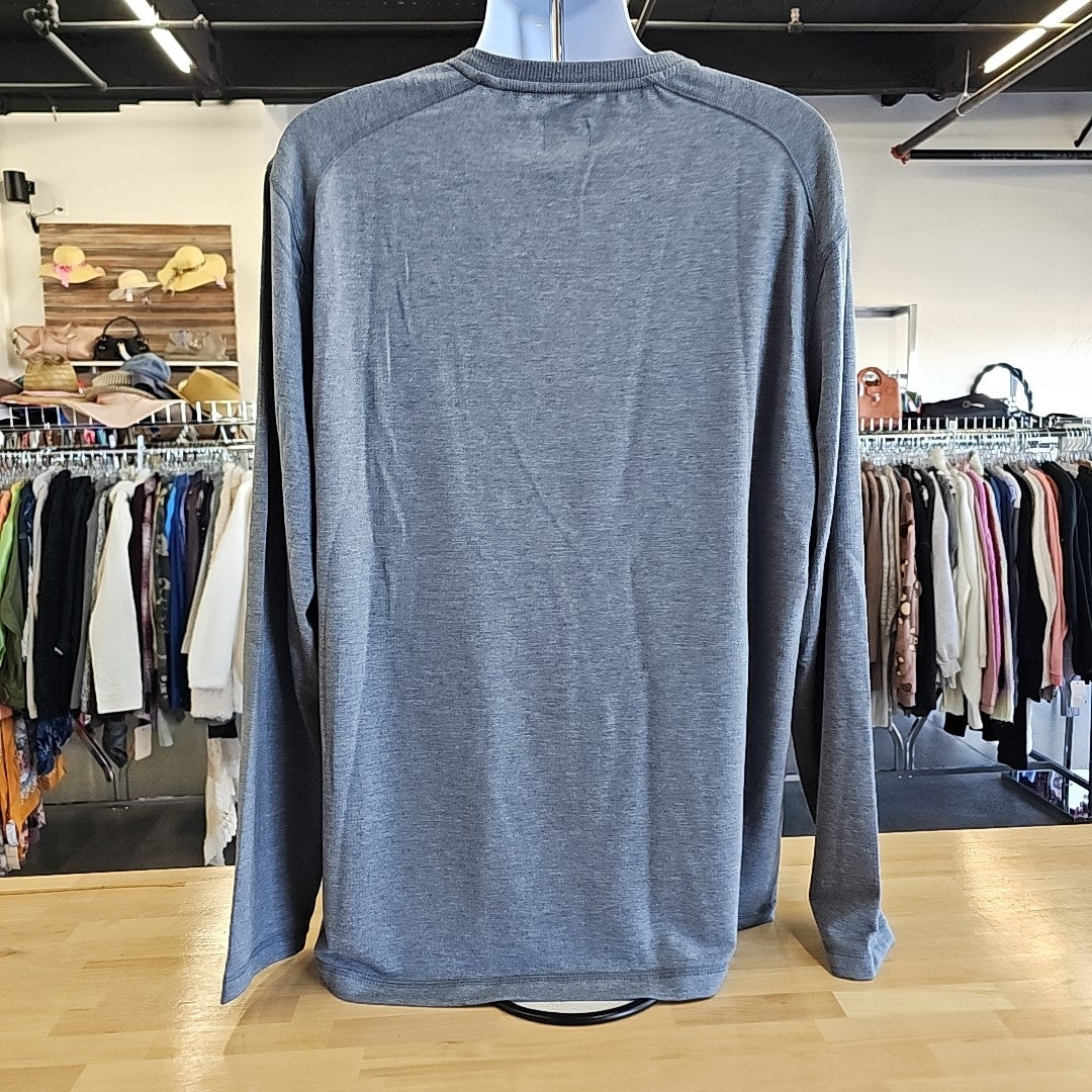 Bass Outdoor Size XXL Gray MENS Long Sleeve Shirt