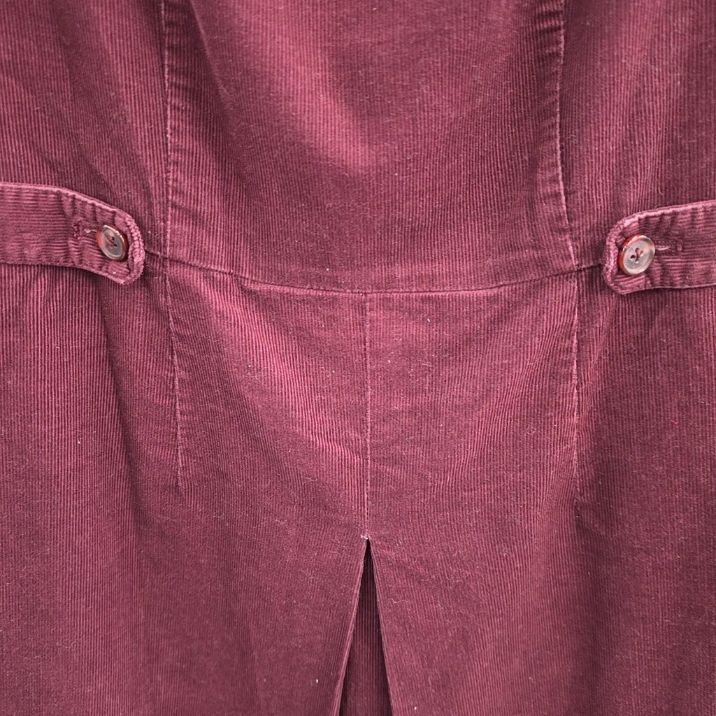 Laura Ashley Size 6 Maroon Preloved Dress
