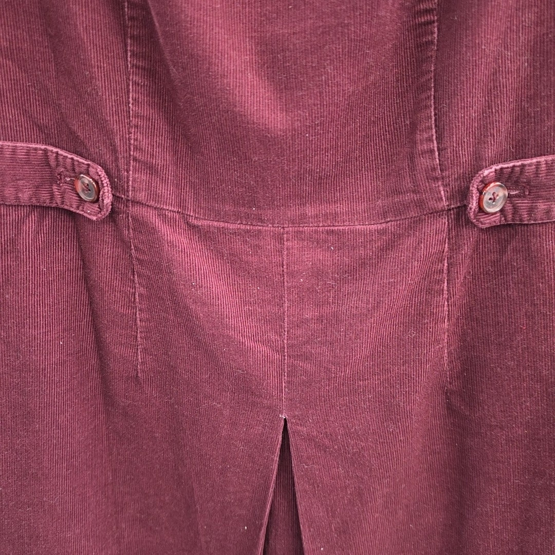 Laura Ashley Size 6 Maroon Preloved Dress