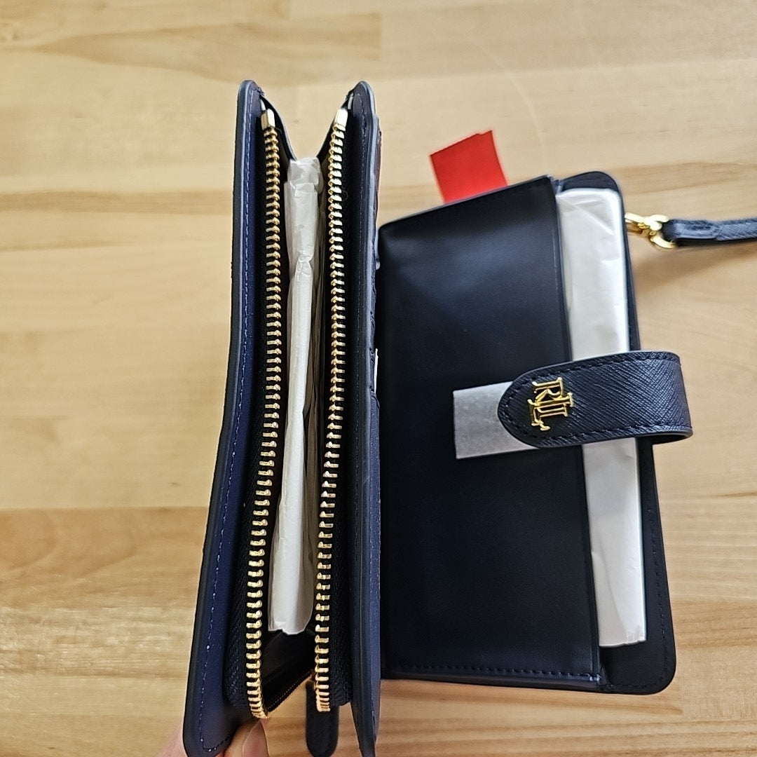 Ralph Lauren Multi-Color Leather Wristlet