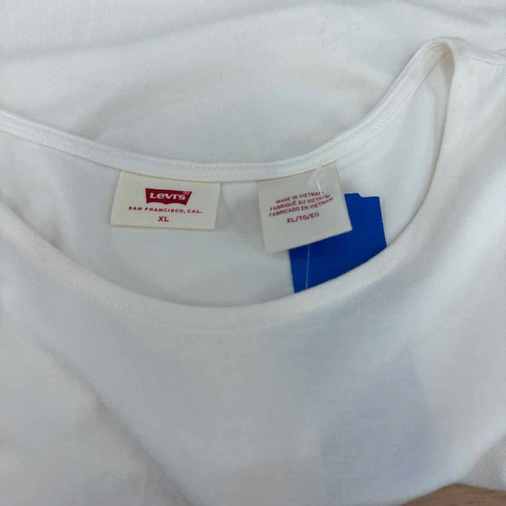 Levi's Size XL Crystal Ruched Top