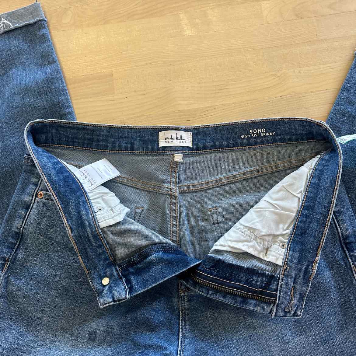 Nicole Miller Size 12 Blue Denim Preloved Jeans