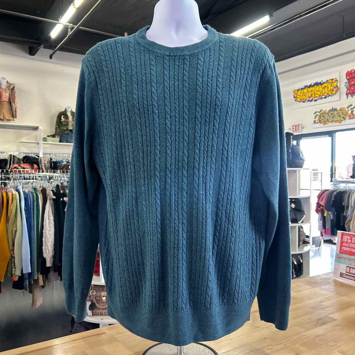 dockers Size XL Green Preloved MENS Sweater