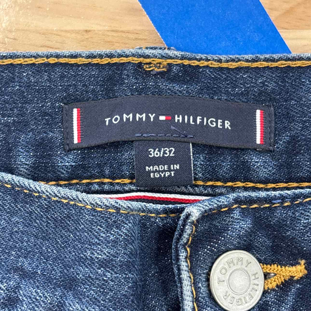 Tommy Hilfiger Size 36x32 Slim-Straight Denton Jeans